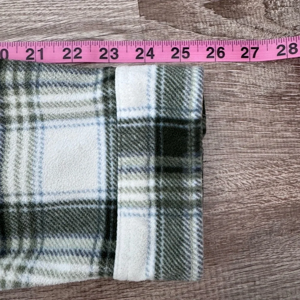 Eddie Bauer Men's L Fleece‎ Plaid Shacket Outdoor Cabin Fleece Shirt Jacket